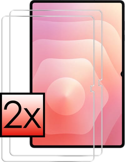 Screenprotector - 2 Stuks - Geschikt voor Samsung Galaxy Tab S11 Ultra - Extra Sterk - Beschermglas - Gehard Glas - Tempered Glass - Screen Protector - Bescherm Cover