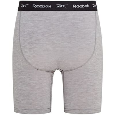 Reebok RBK lange sportboxershorts Hogan zwart/wit/grijs gemêleerd L