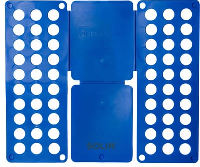 Solir Premium Kleding Organizer Opbergsysteem - Vouwplank voor Shirt, Overhemden en Truien - Jeans en Broeken Organizer - Blauw