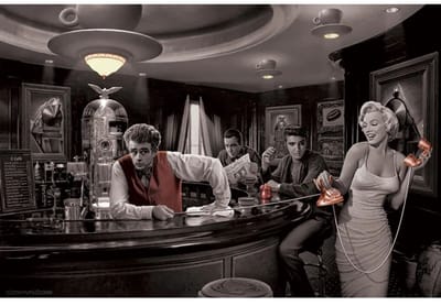 Marilyn Monroe poster - Java Dreams - Elvis Presley - James Dean - 61 x 91.5 cm - multi - wanddecoratie