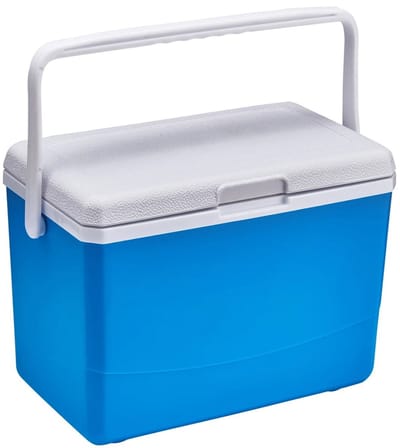 Rumi Koelbox - auto koelbox - Tot maximaal 40 uur isolatie - Incl. 4 dikke koelelementen van 450ml - Temperatuur veilige sluiting koelbox - Nieuw ontwerp met koelelementen vergrendeld in deksel