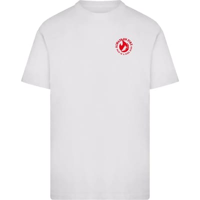 Mister Tee - Always On Fire Heren Tshirt - XS - Wit