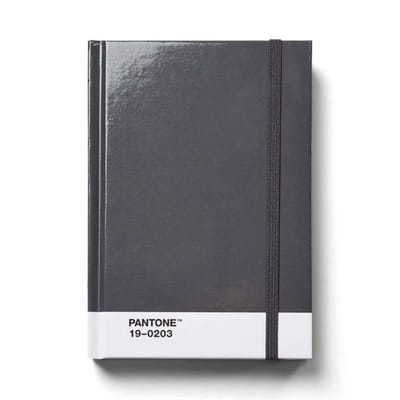 Copenhagen Design - Notitieboek Klein Gestipt - Gray 19-0203 - Papier - Grijs -