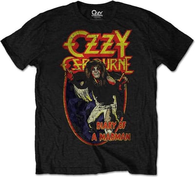 Ozzy Osbourne - Diary Of A Mad Man Heren T-shirt - S - Zwart