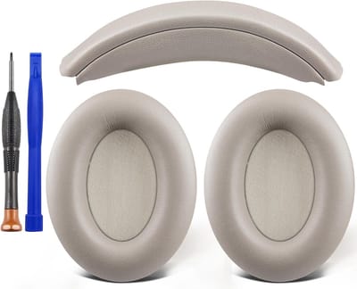 Vervangende Oorkussens en Hoofdband voor Sony WH-1000XM3 Hoofdtelefoon, Comfortabele Earpads en Hoofdband Kussen voor Verbeterde Geluidskwaliteit en Draagcomfort