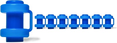 Trampoline Eindkappen - Netbevestiging Doppen - Veilig Trampolinespringen - Set van 8 stuks - 25 mm gat - Blauw