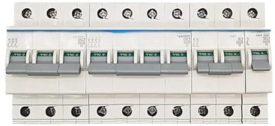 Stroomonderbreker - Miniatuur schakelaar - Elektrische beveiliging - Compact ontwerp - 10A 16A - Grijs