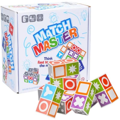 Kinderen Ruimte Logisch Denken Bordspel Matchen Puzzel Feest Geheugenspellen voor Kinderen Interactief Leren Educatief Speelgoed white