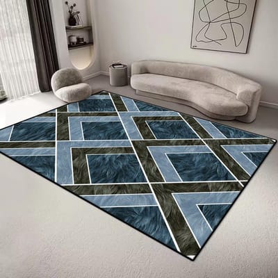 Geometrisch Tapijt in Scandinavische Stijl voor Woonkamer Minimalisme Decoratie Slaapkamer Grote Kleden 200x300CM Kantoorruimte Antislip Vloermat 140*200cm