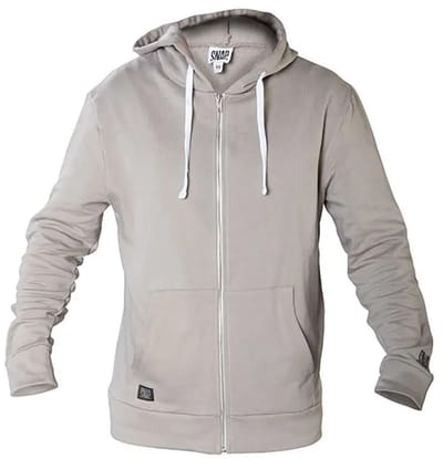 Snap Climbing Sweatshirt Met Rits Grijs L