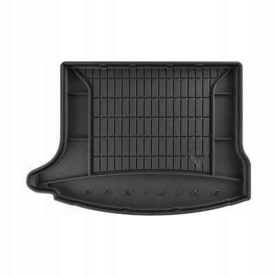 FROGUM PROLINE 3D Set - Rubberen Automatten + Kofferbakmat - Geschikt voor MAZDA 3 III Hatchback (2013-2018) - Lage laadvloer - Zwart