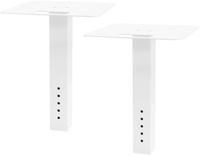 Omnitronic BOOZ Event Stand Tower Weiss Ablagen für Monitor Speaker - DJ-tafel
