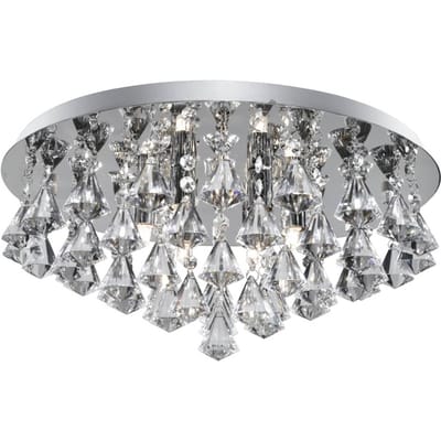 Searchlight Plafondlamp Hanna 45 cm chroom