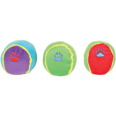 3 Stuks Trixie Bonte Speelballen Set voor Honden