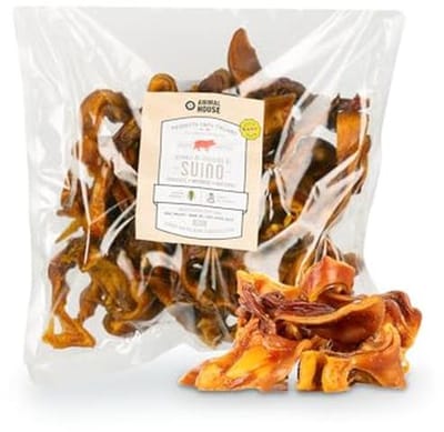 Natuurlijke Barf-Snack voor Honden - Gezonde Varkensoren voor Jouw Viervoeter (500 g)