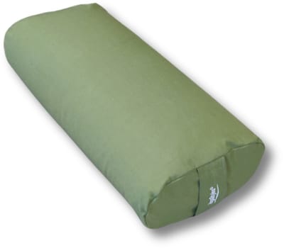 YogaStyles Design Bolster - Ovaal Olijfgroen