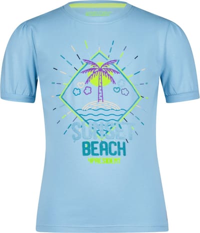 4PRESIDENT T-shirt meisjes - Glacierlake - Maat 104 - Meiden shirt
