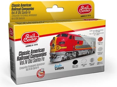 AMMO by Mig Jimenez Hobbyverf Acrylverf - MIG R1019 Classic American Railroad Comp. VOL.4 Old Santa Fe - Acryl Set Verf set - 6x 15 ml