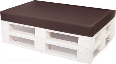 Groot Palletkussen 120x50 CM - Comfortabel Vloer- en Tuinkussen in Bruin