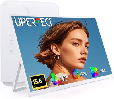 Draagbare Monitor - Extern Scherm - Productiviteit Verhogend - 125% sRGB HDR - 156 Inch FHD - Wit