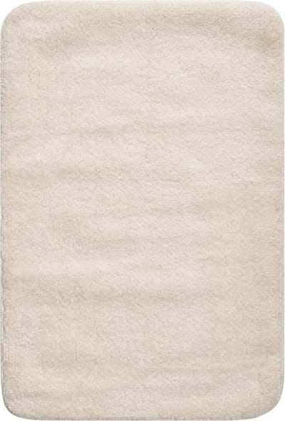 URLANA - Badmat - Gebroken wit - 60 x 90 cm - Microvezels