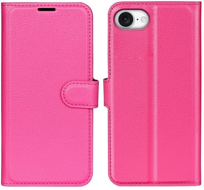Coverup Hoesje - Geschikt voor iPhone 16e / 17e Hoesje - Coverup Book Case - Pink