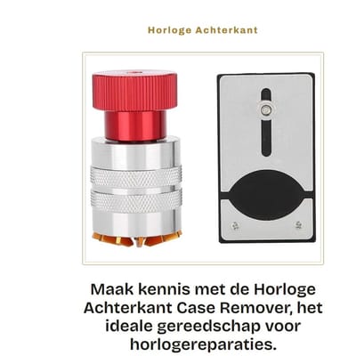 Dailygoods- Horloge Opener - Horloge Gereedschap - Horlogekast Opener - Antislip - Duurzaam - Chroom-Vanadium-Staal - Klein Formaat - Horlogereparatietool