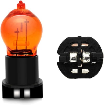 Set van 2 Gele Halogeenlampen 12V 24W voor Auto - Geschikt als Mistlamp, DRL en Richtingaanwijzer