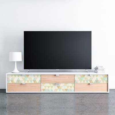 Sticker met Scandinavische meubelopdruk, in Mads-stijl, 40 x 60 cm