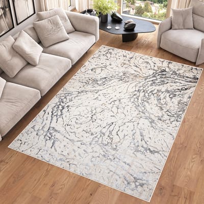 Tapiso Hera Vloerkleed Beige Woonkamer Modern Kleed Tapijt Maat- 120x170