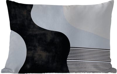 Buitenkussens - Tuin - Abstract - Japandi - Beige - Modern - 50x30 cm