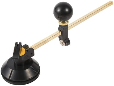 Dailygoods- Glazen Snijder 40 Cm - Verstelbare Kompassnijder - Multifunctionele Snijder - Zuignap - Precisie Snijden - Geschikt voor Ambachten - Glas Snijgereedschap