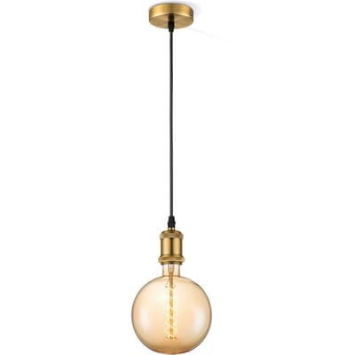 Home sweet home hanglamp Vintage Spiral g180 - Brons - amber