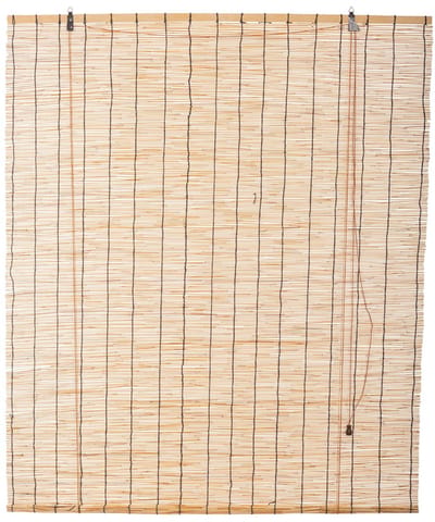 TuinChamp Rolgordijn riet 120 x 160 cm - Rolgordijn buiten en binnen - Rieten rolgordijnen - Natuurlijk rolgordijn hout - Natuurlijke uitstraling