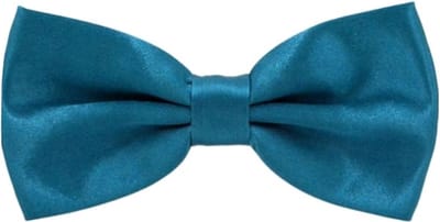Fako Fashion - Vlinderstrik - Vlinderdas - Strik - Satijn - Voorgestrikt - 12.5cm - Peacock Blauw