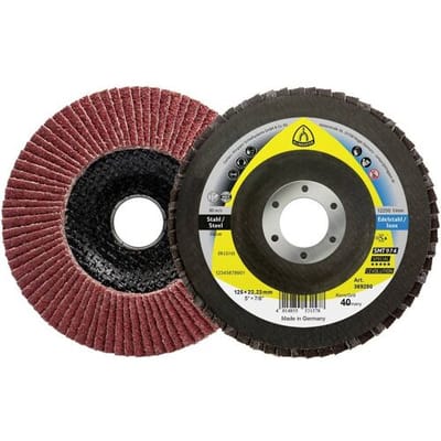 Klingspor 369279 SMT 974 schuurmopschijf keramiek, 125 x 22,23 mm korrel 60 gewelfd Diameter 125 mm 10 stuk(s)