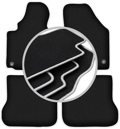 CARLUX-SILVER automatten voor: Volkswagen Caddy 2K minivan (2004-2010)
