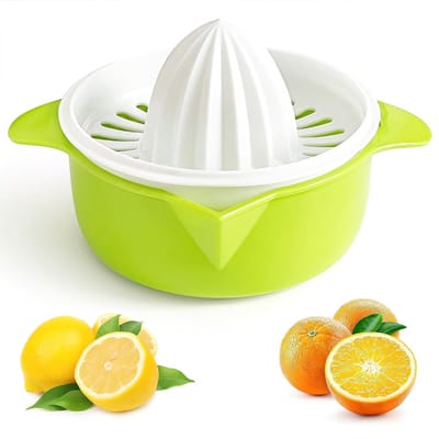 Handmatige citruspers, citroenpers, sinaasappelpers, met schenktuit, 15,5*8,5 cm