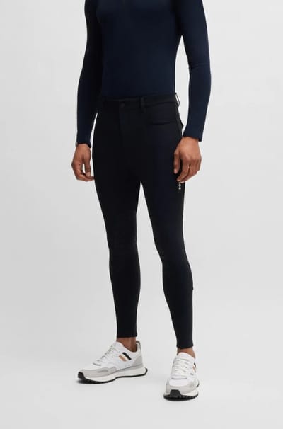 BOSS Equestrian SS26 Heren Rijbroek James Knie Grip - Sky Captain - L