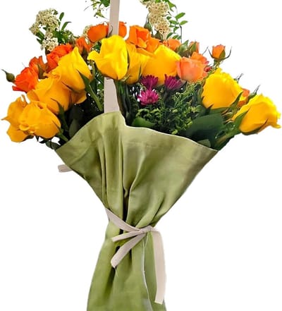 Bloemenzakken - Draagbare Canvas Tas - Bloemen Transport - Herbruikbaar Handvat - 38 x 36.5 cm - Niet gespecificeerd