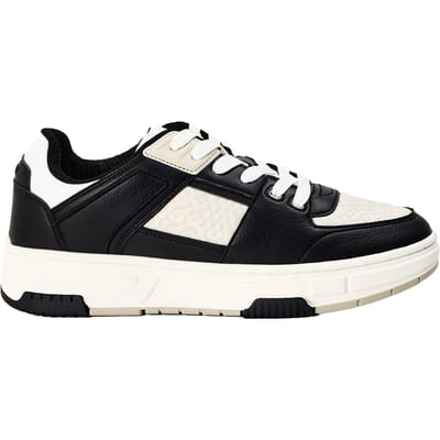 Hugo Heren Yarrow Tenn Platform Trainers (Houtskool)
