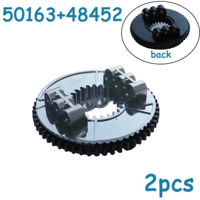 28 56 60 Tanden Draaitafel MOC Technische Componenten Bouwsteen Bakstenen High-Tech Onderdelen 18938 18939 48452 50163 99009 99010 2855 2856