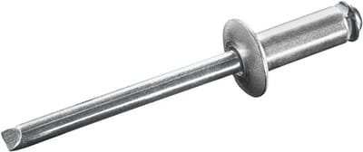 500 Stuks Spreidblindklinknagels Ø 4 x 25 mm Aluminium Mantel Verzinkte Staal Doorn