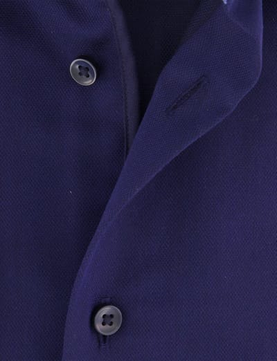 Eterna overhemd donkerblauw comfort fit strijkvrij
