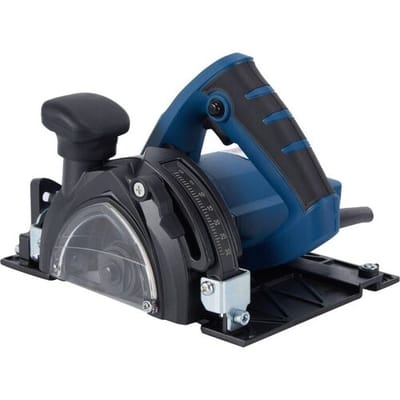 HBM 1400W Steen Inval Handzaagmachine Watergekoeld met Liniaal 3 x 500 mm en 3 Diamantzaagbladen