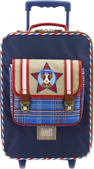 LIEF! Post Package Trolley - Kinder Koffer - 44x31x15 cm - Blauw
