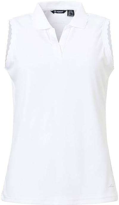 Abacus Golf Victoria Dames Mouwloos T-shirt Wit XS Vrouw