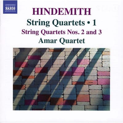 CD PAUL HINDEMITH - AMAR QUARTETT - Strijkkwartetten • 1 (Strijkkwartet 8572163 Naxos 2012 Japan Klassiek Gebruikt