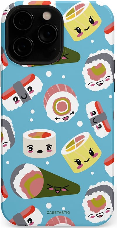 Casetastic Hoesje Geschikt voor Apple iPhone 13 Pro Max Magsafe - Stijlvolle Beschermende Duo-layer Case - Sushi mania