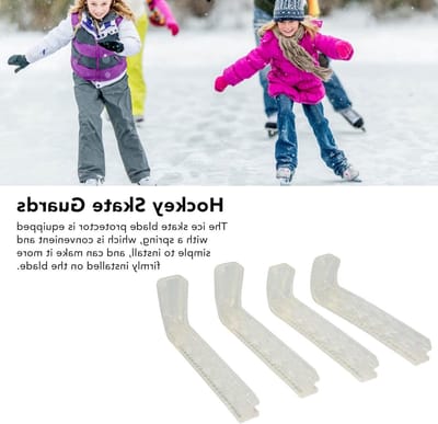 Verstelbare Skate Guards voor Schaatsbladen - Bescherming voor Kunstrijden en Schaatsen met Duidelijke Kleur